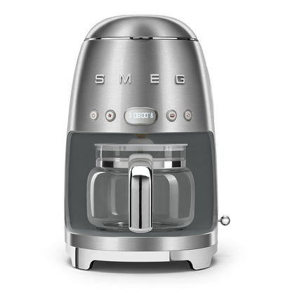 SMEG DRIP COFFEE MAKER 50STYLE SILVER DCF02SSEU
