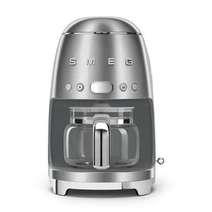 SMEG DRIP COFFEE MAKER 50STYLE SILVER DCF02SSEU