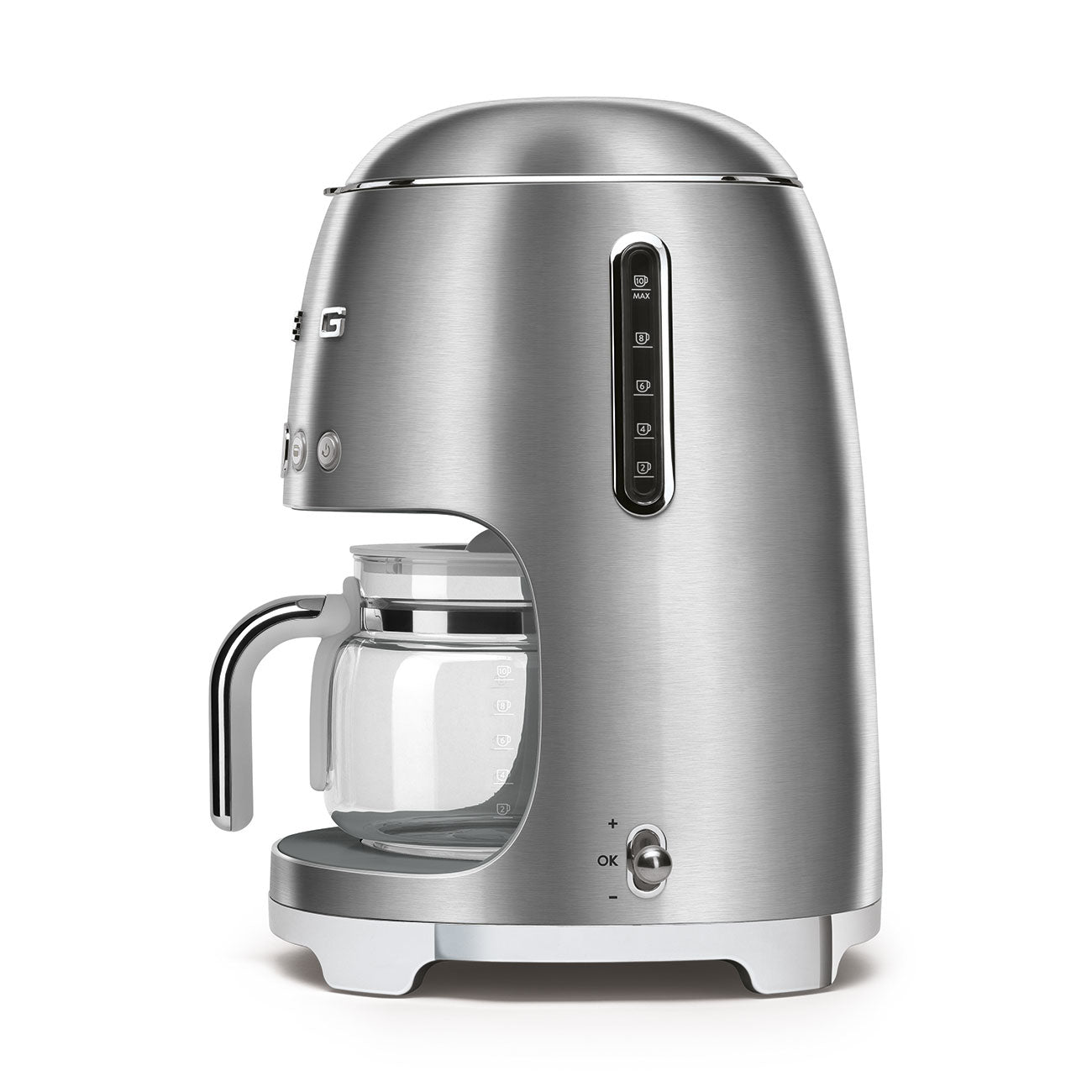 SMEG DRIP COFFEE MAKER 50STYLE SILVER DCF02SSEU