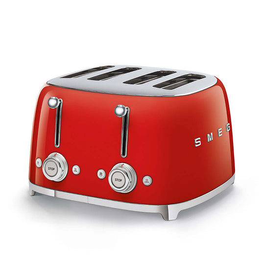 SMEG TOASTER 4x4 50STYLE RED TSF03RDEU