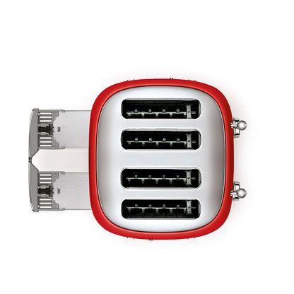 SMEG TOASTER 4x4 50STYLE RED TSF03RDEU