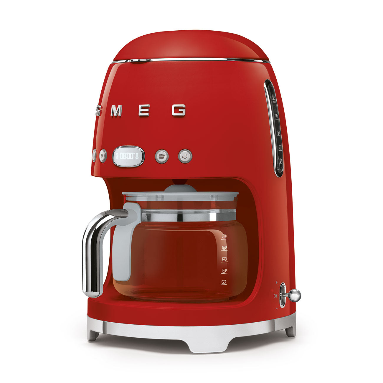 SMEG DRIP COFFEE MAKER 50STYLE RED DCF02RDEU