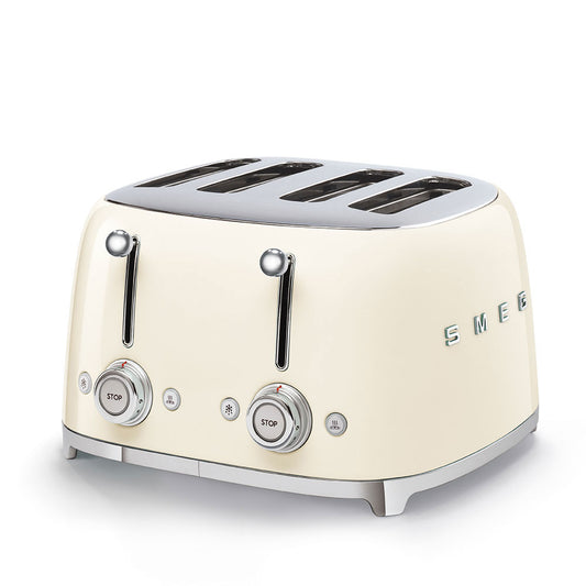 SMEG TOASTER 4X4 50STYLE CREAM TSF03CREU