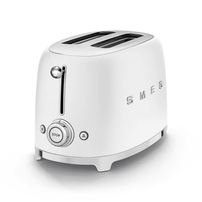SMEG TOASTER 2X2 50 STYLE MATT WHITE TSF01WHMEU