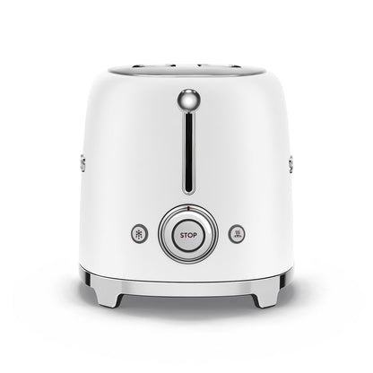 SMEG TOASTER 2X2 50 STYLE MATT WHITE TSF01WHMEU