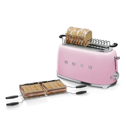 SMEG TOASTER 2X4 50STYLE PINK TSF02PKEU