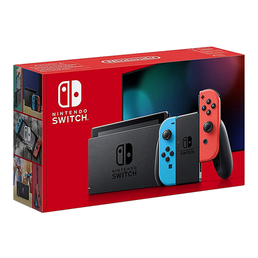 Nintendo Switch V2 Console Neon Red / Blue